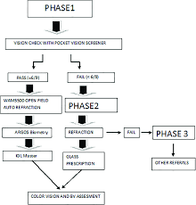Flow Chart Of The School Vision Screening Process