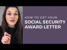 social security award letter