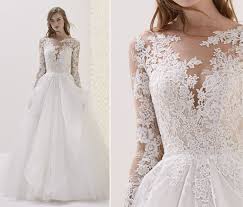 Ball gowns dresses with train to look grate. Lace Wedding Dresses 23 Of The Most Beautiful Lace Bridal Gowns
