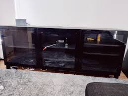 Ikea Besta Unit With Legs And Glass