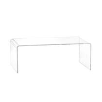 Cascading leg frosted lucite acrylic coffee table with round glass top. Acrylic Lucite Coffee Tables You Ll Love In 2021 Wayfair