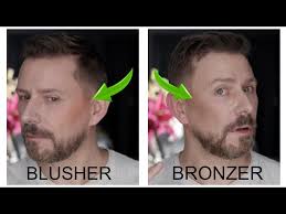 contouring with blusher or bronzer