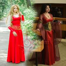 princess red wedding larp fantasy dress