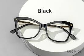 Black Frame Glasses Big Black