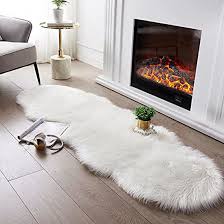 getuscart ultra soft fluffy rug white