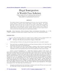 pdf illegal immigration a world class solution pdf illegal immigration a world class solution