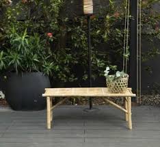 Taman Natural Bamboo Table Foldable