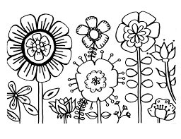 6 free flower coloring printables diy