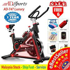 exercise bicycle adsport ad 747 fitness