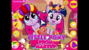 my little pony prom dress up game