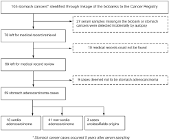 Flowchart For Identifying Stomach Adenocarcinoma Cases In