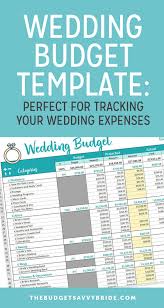Savvy Spreadsheets Wedding Budget Spreadsheets