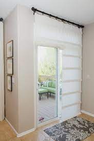 Off White Sliding Glass Door Curtain