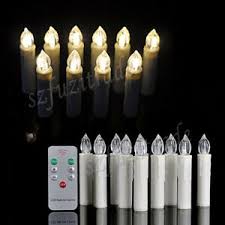 10 Sticks Led Light Candle Anti Real Christmas Candle W Remote Control Candles Ebay