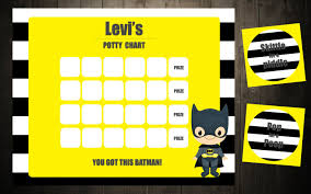 Batman Potty Training Chart Candy Tags By Auntielews On
