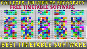 best free timetable generating software
