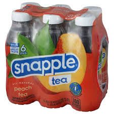 snapple tea peach 6 pack