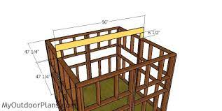 elevated 8x8 deer stand roof plans