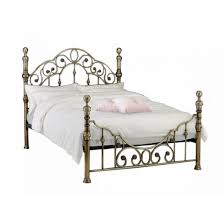 Doyon Antique Brass Metal Bed Frame