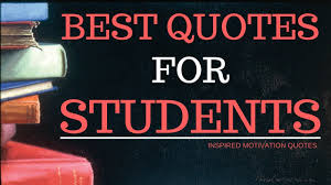 If you don't want to be studying just like when you're in the gym and your instructor shouts motivational comments to keep the pressure on, these motivation study quotes will help you boost your study motivation to get you over that final hurdle. Motivational Quotes For Students To Study Hard Inspirational Quotes For Students Success Youtube