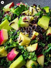 kale salad with avocado the devil