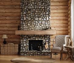 Stone Fireplace Cabin Images Browse 1