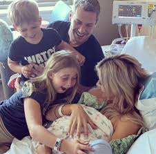 Christina anstead (formerly el moussa; Watch Christina Anstead S Kids Meet Newborn Hudson For First Time People Com