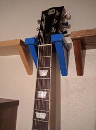 blue guitar hanger guitar wall hook for