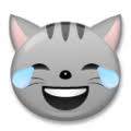 Search, discover and share your favorite crying emoji gifs. Cat Face With Tears Of Joy Emoji
