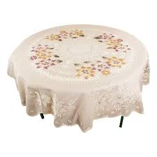 Chander Cotton Flowered Round Table