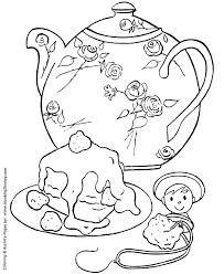 See and discover other items: Tea Party Coloring Page Free Coloring Library