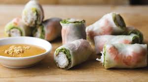 Spring roll wrappers, 7 inch square. Recipe Pork And Shrimp Spring Rolls Kcrw