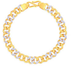 Malabar Gold And Diamonds Yellow Gold White Gold Bracelet