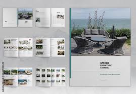 garden furniture catalogue layout stock