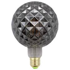 Vintage Light Bulbs Led Filament Edison Light Bulbs 4w Smoke Glass 220 240v E27 Crystal Decorative Light Bulbs G125 Crystal Led Bulbs Tubes Aliexpress