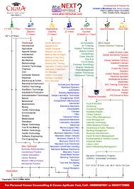 Career Chart After10th Color Courses Colleges Careers