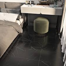 black marble vinyl floor tile l