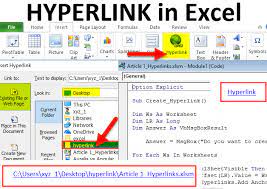 create hyperlink in excel