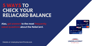 how to check reliacard balance