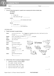 English Class A1+ Testy Klasa 5 Unit 2 - EC_A1P - Language test 2A - Pobierz pdf z Docer.pl