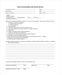 Sample Employee Write Up Form 8 Free Documents In Pdf Doc