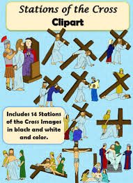 stations of the cross clip art