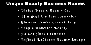 makeup beauty business names ideas