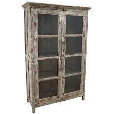 Double Door Vintage Display Cabinet