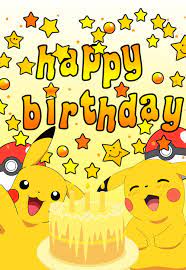 Whether you want a card featuring ash or pikachu we have you covered. Pikachu Printable Birthday Cards Printbirthday Cards