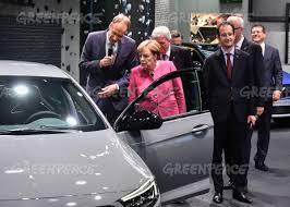 Three candidates are challenging to lead angela merkel's cdu, but the race may not end there. Greenpeace German Chancellor Angela Merkel Visits Iaa In Frankfurt