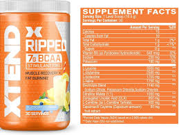 xtend ripped bcaa powder blueberry