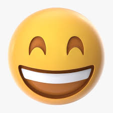 modello 3d emoji molto felice