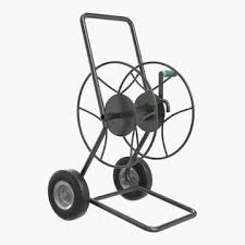 Garden Water Hose Reel Cart 3d Model