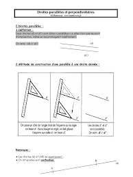 6 C Droites | PDF | Perpendicularité | Droite (mathématiques)